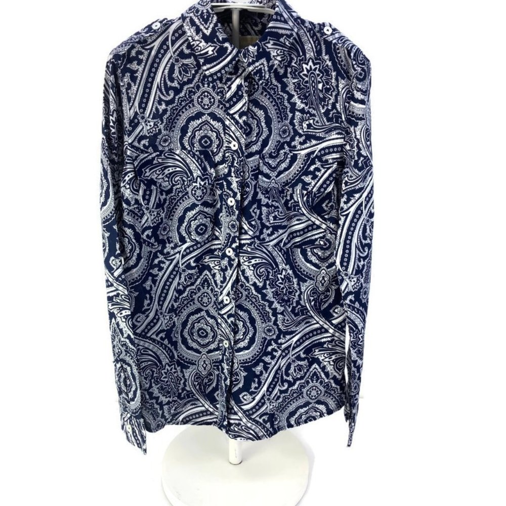 MICHAEL Michael Kors Button Up Shirt Size Sm Roll tab
